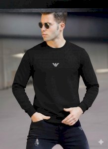 Emporio Armani Logo Baskılı Sweat