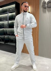 Lacoste Siyah Renk Yeşil Çizgili Eşofman Takımı